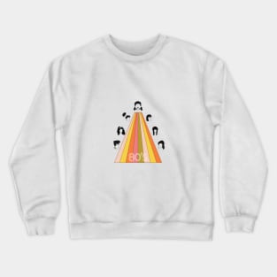 80s Hairstyles Crewneck Sweatshirt